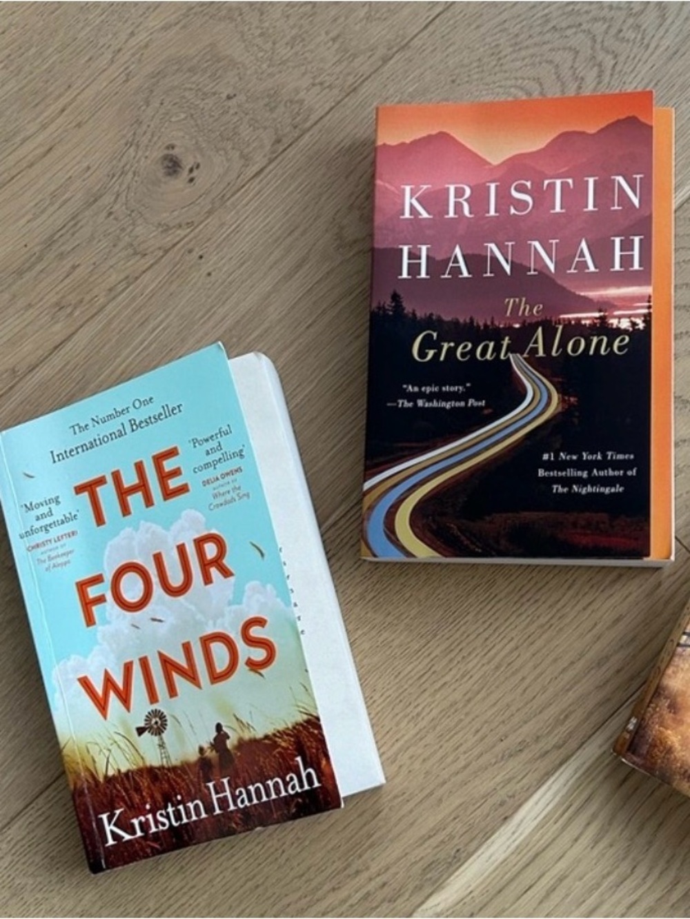 Kristin Hannah Book Set - Four Winds, Great Alone